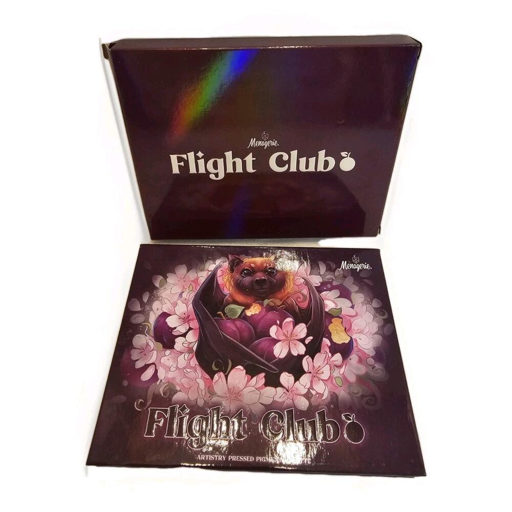 Menagerie Cosmetics Flight Club Purple Palette Best‎ Seller New With Box
